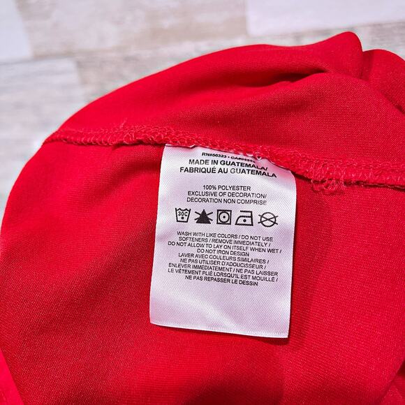 Memphis Hustle NBA G League Nike Dri Fit Mesh Tee Red Mens Large Tall LT - Picture 6 of 7